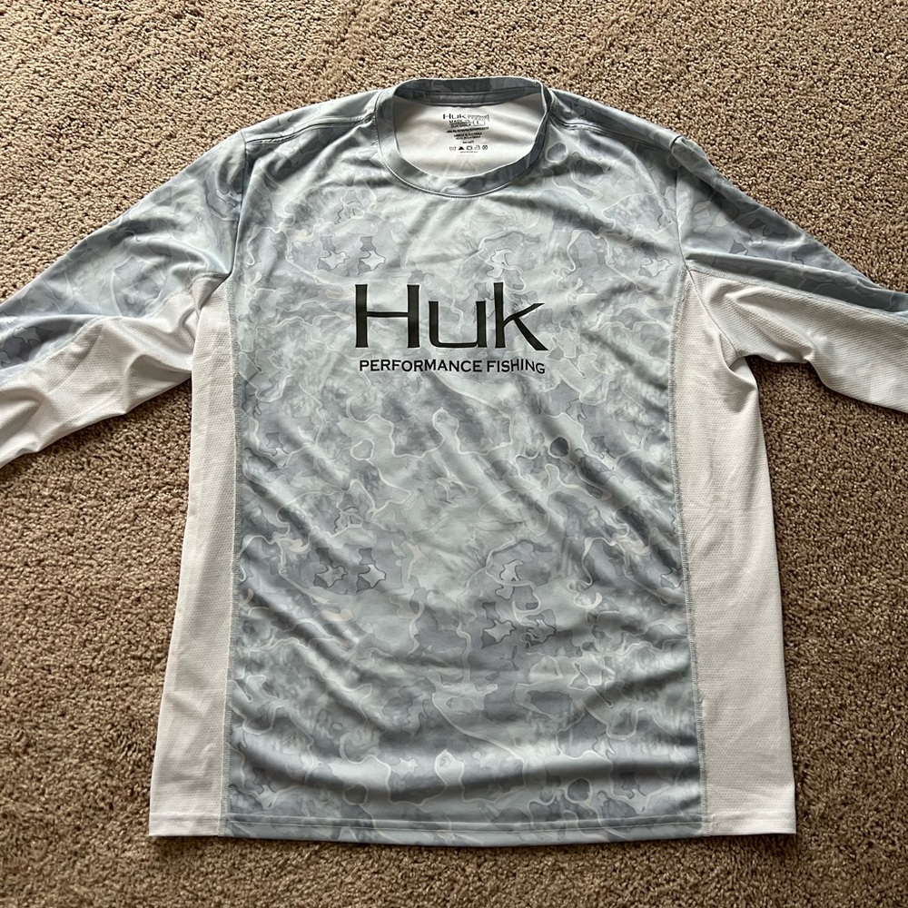 Mens Huk performance shirt L/S sz L